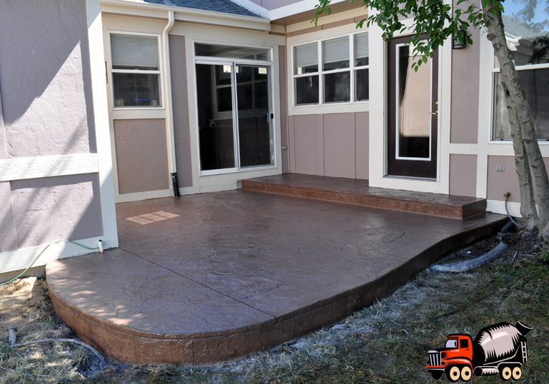 Stamped Concrete Patio in Lowry, CO