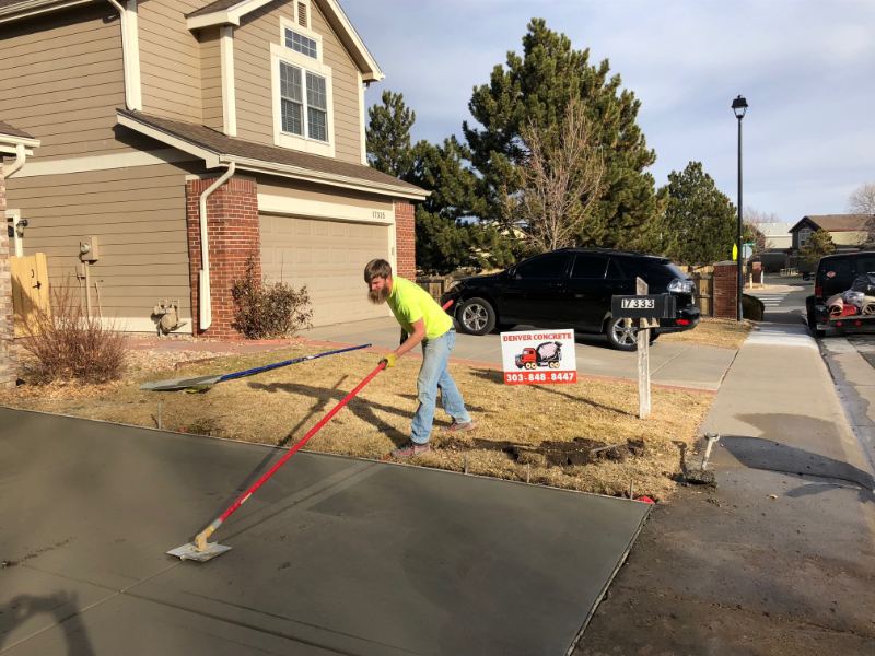 New Driveway Denver Colorado New Driveway Denver, concrete company, contractor