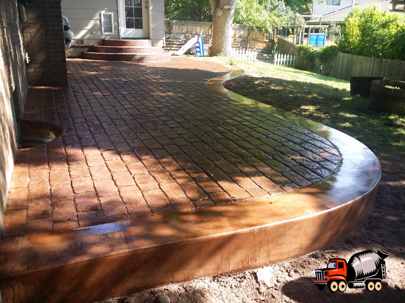 Stamped Concrete Patio in Thornton, CO