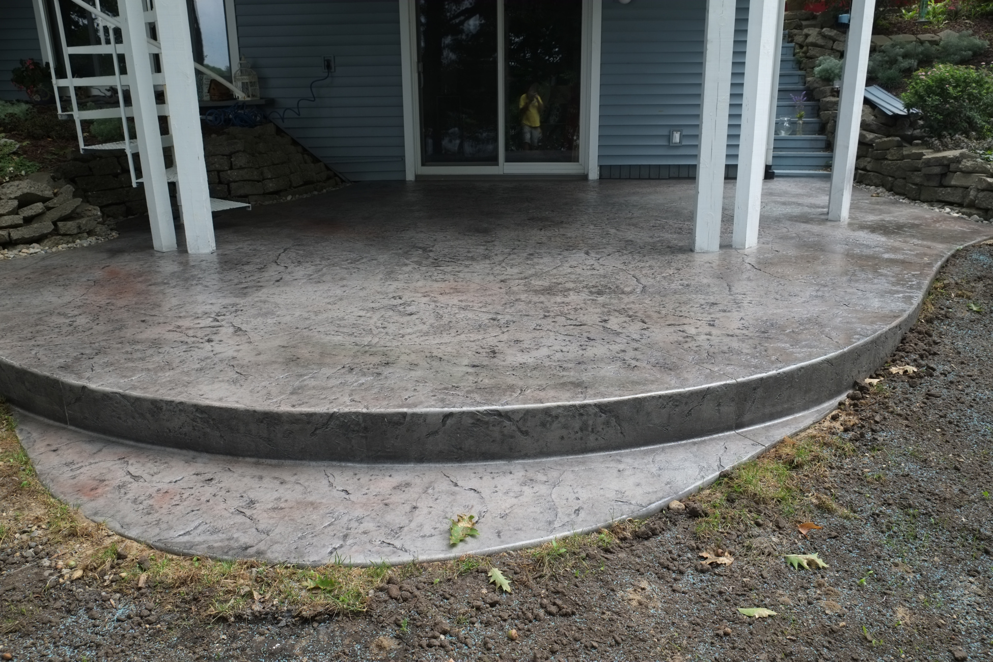 Stamped Textured Concrete